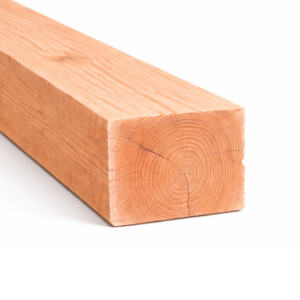 Douglas balk 70x70 mm fijnbezaagd